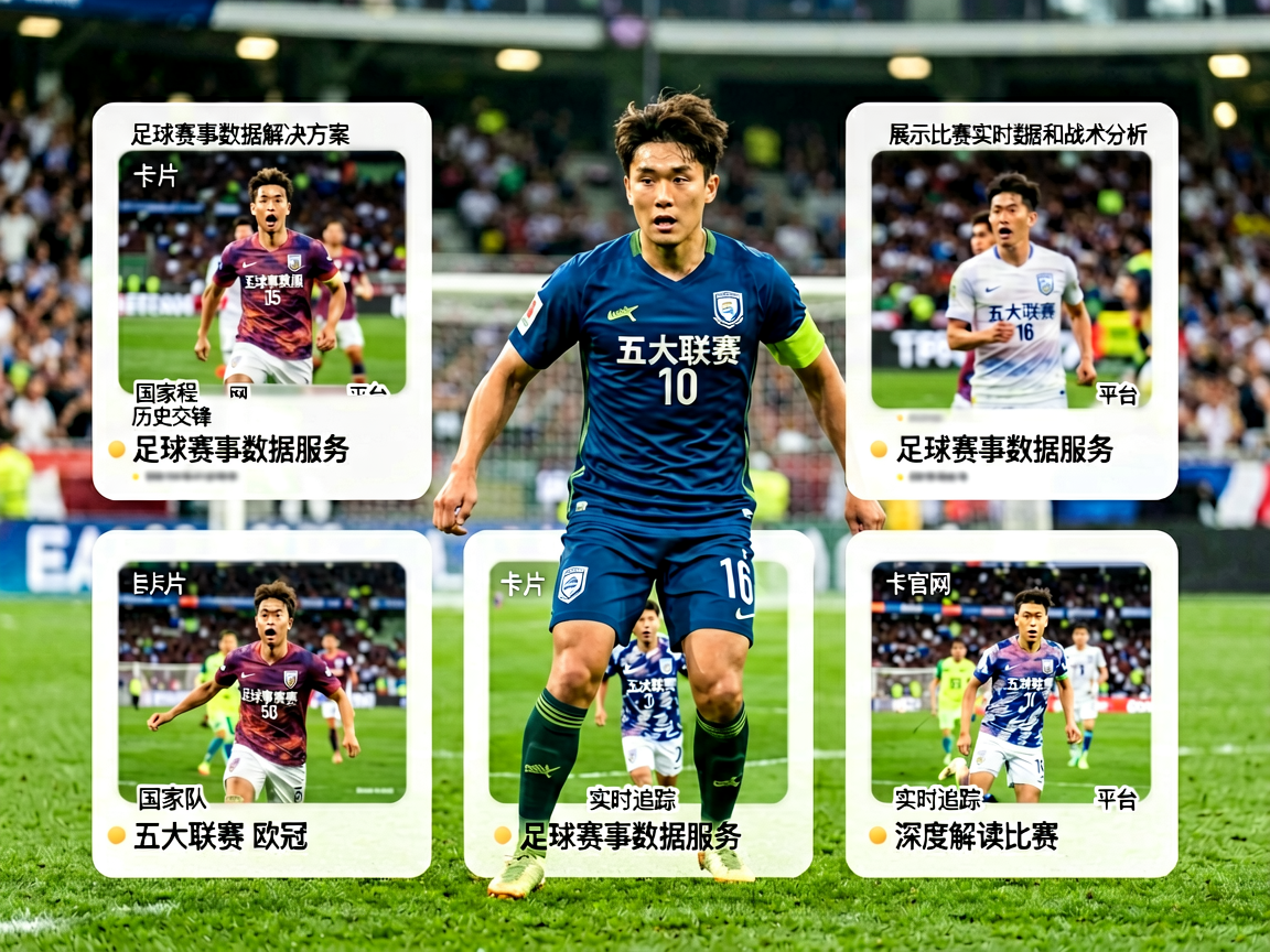 足球赛事数据解决方案,展示比赛实时数据和战术分析